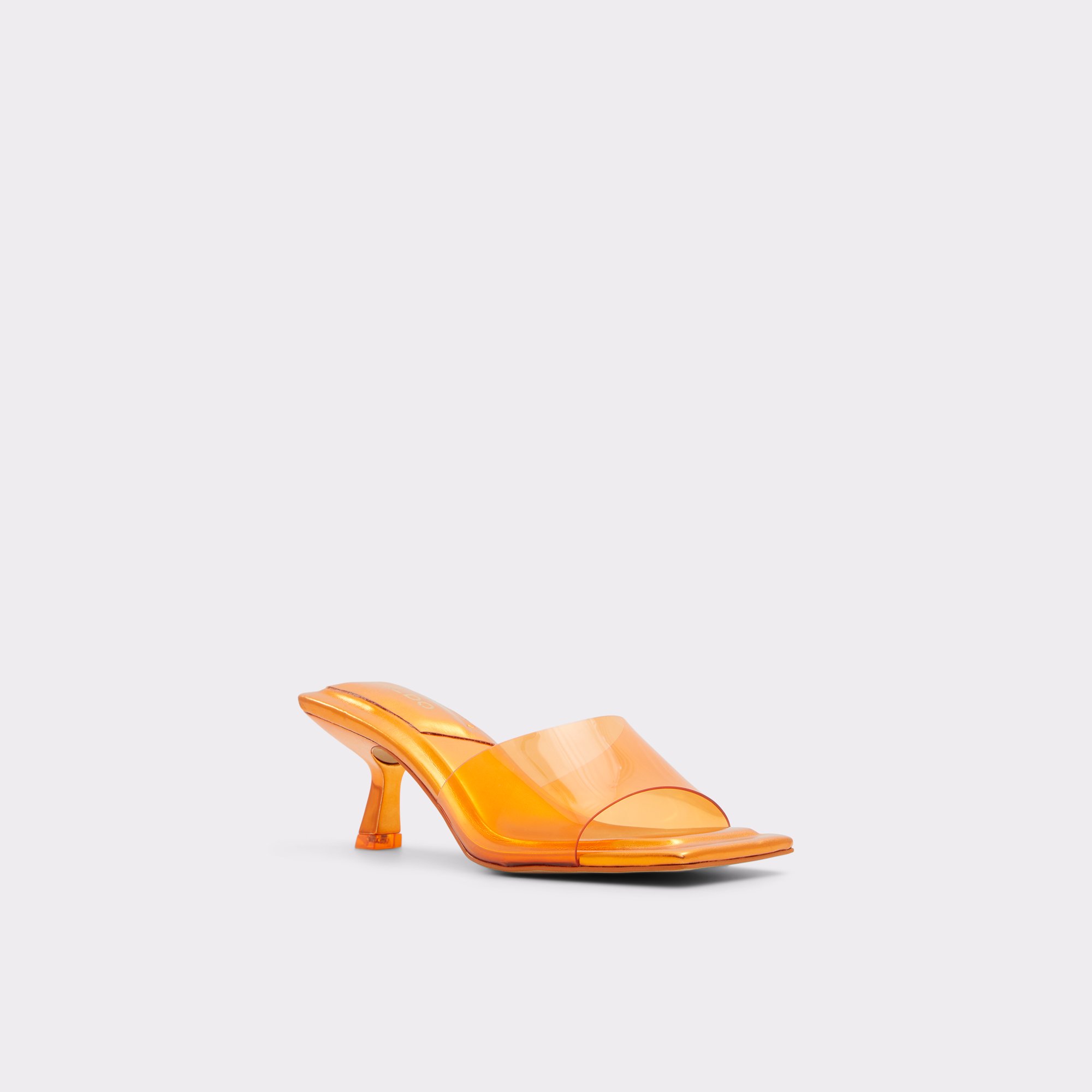 Cassilia Orange Women Mule Shoes