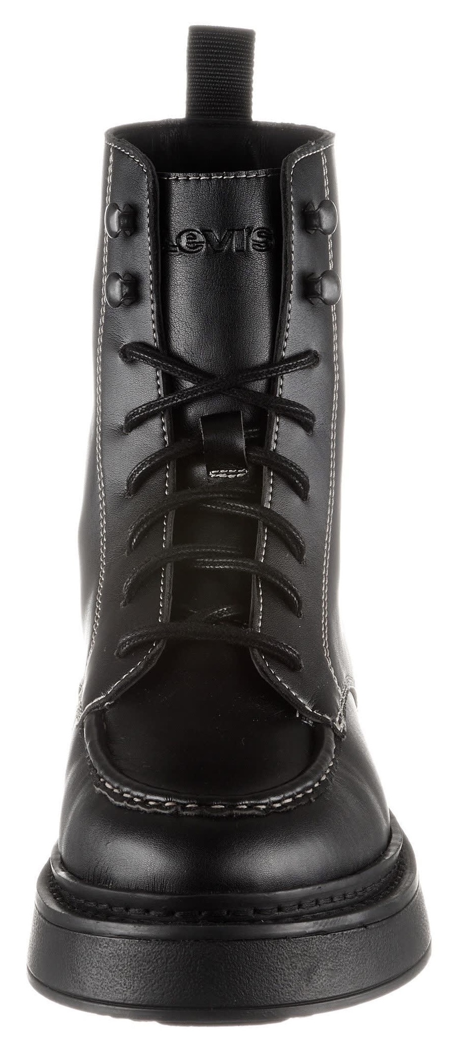 Levi's® Schnürboots »LUNA«  , Plateau, Schnürstiefelette, Boots mit Kontrastnähten