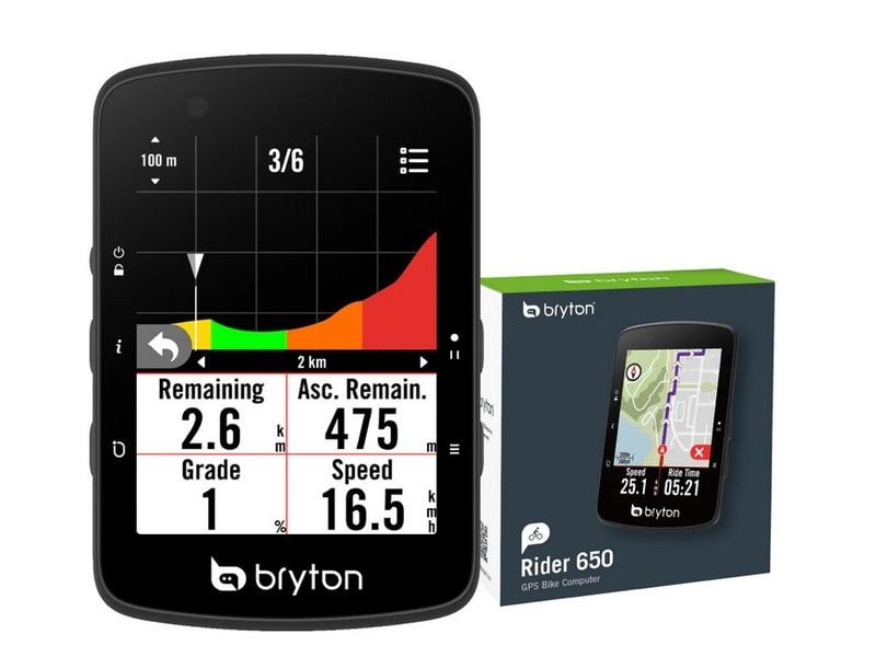 Bryton Rider 650 E GPS‑Fahrradcomputer