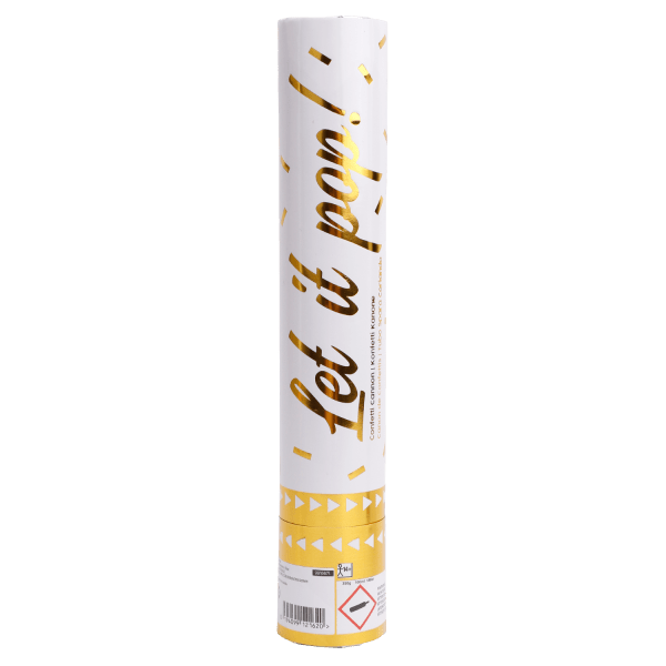 Gouden Confetti Kanon Folie 28cm