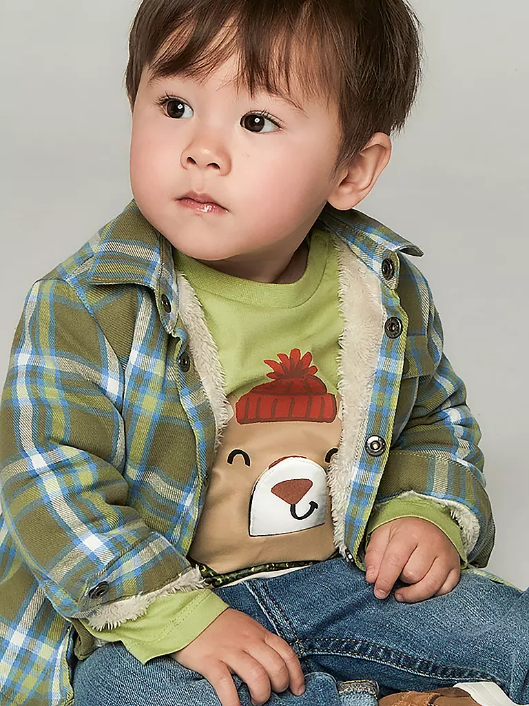 MAYORAL Baby Langarmshirt  grün