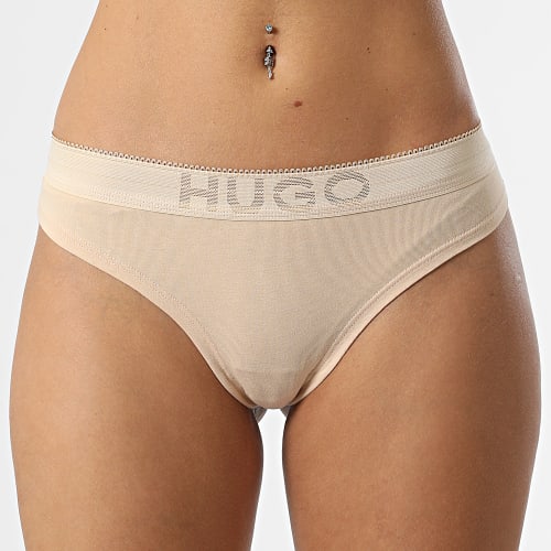 Lot De 3 Strings Femme 50480163 Noir Blanc Beige