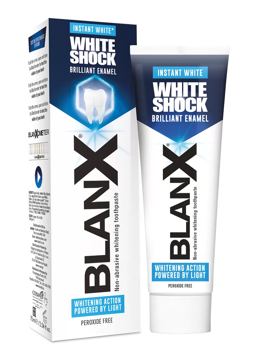 BlanX White Shock Instant White Tandpasta - 75 ml.
