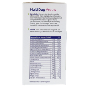 Vitakruid Multi Dag & Nacht Vrouw Tabletten 60TB