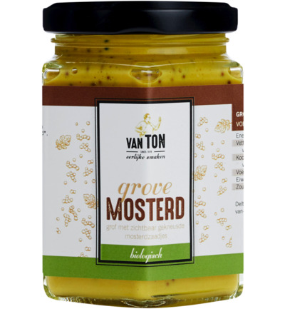 Van TON Mosterd Mosterd Grof Bio (170 gr)