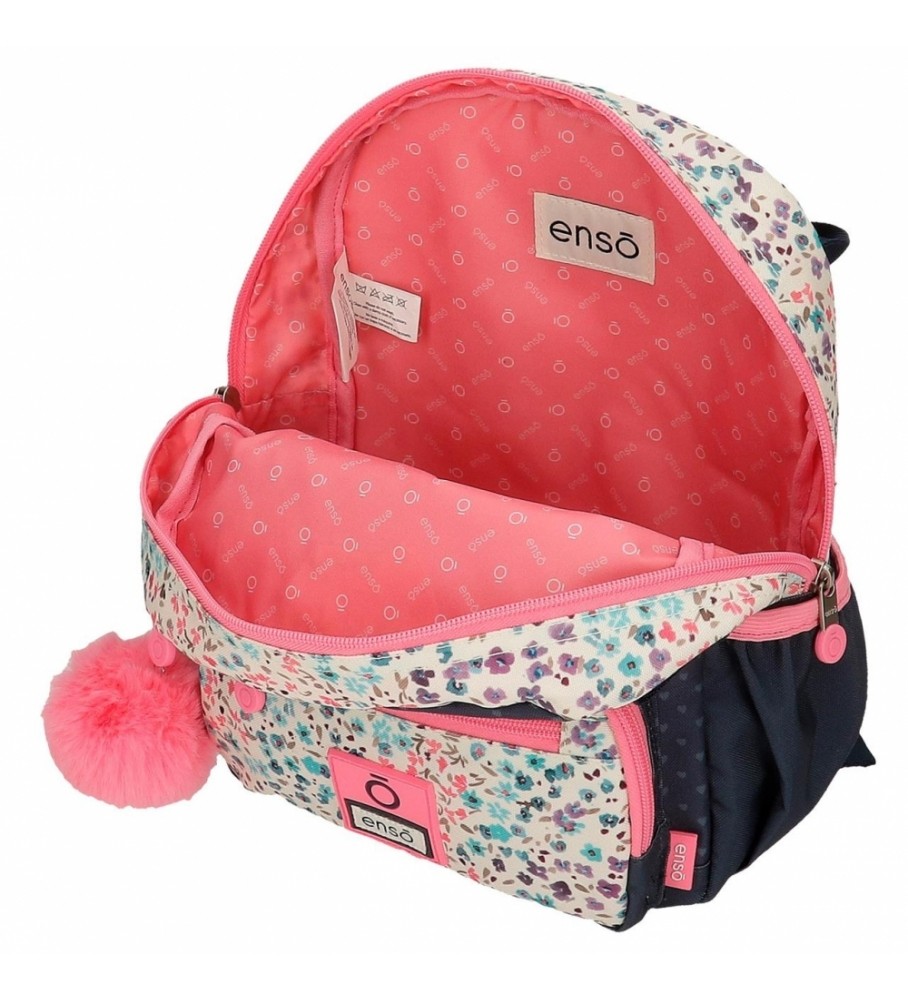 Mochila pequena Enso Travel Time, azul marinho.