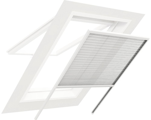 Insectenhor Home Protect plisségordijn voor dakramen, aluminium, wit, 130x160 cm
