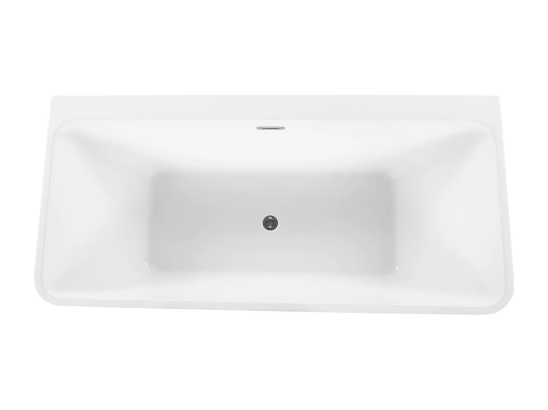 Baignoire semi-îlot noire 170 x 80 cm HASSEL