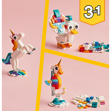 LEGO Creator 3-i-1 Magisk enhjørning 31140