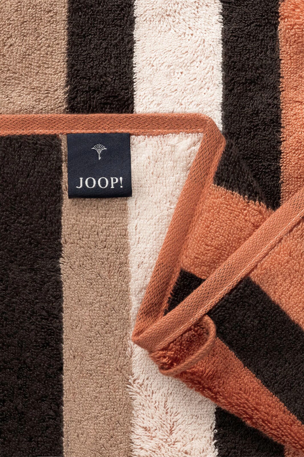 JOOP! Handtuch TONE STRIPES 50 x 100 cm kupferfarbig
