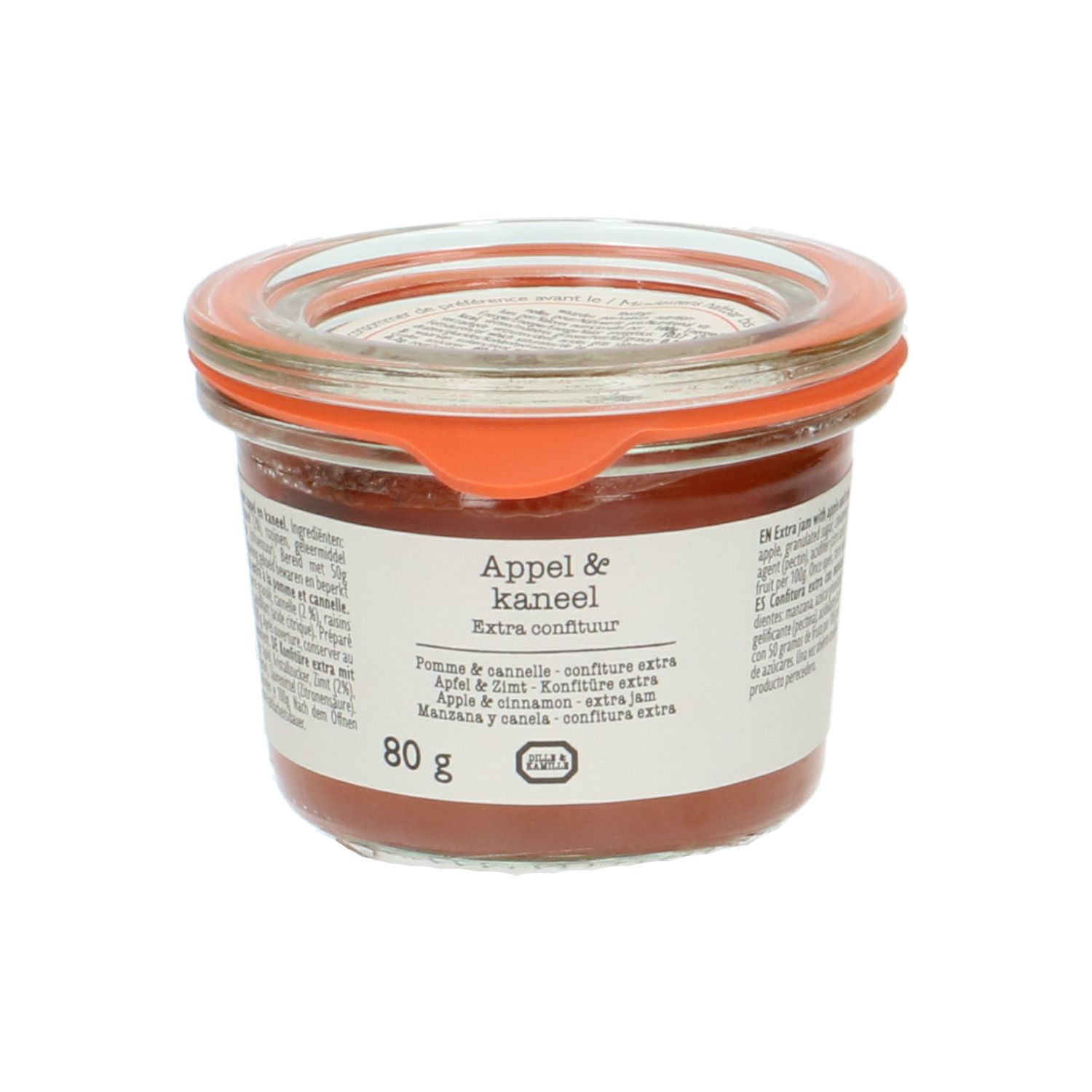 Extra-confituur, appel & kaneel, 80 gram