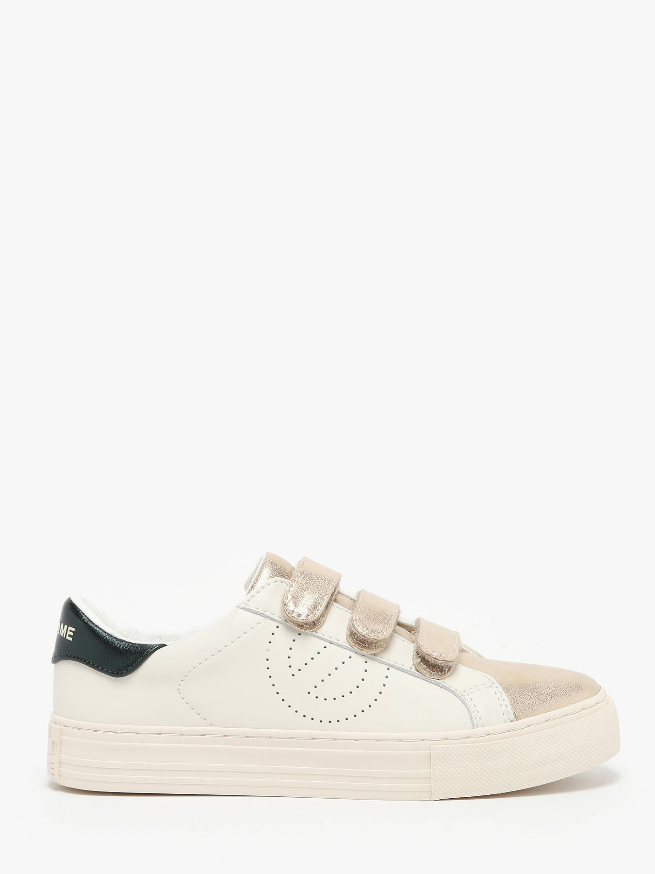 Sneakers velcro Arcade en cuir NO NAME