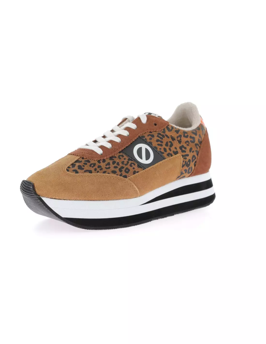 NO NAME FLEX M JOGGER - Baskets SUEDELEOTANBROWN