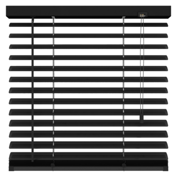 GAMMA aluminum jaloezie 50 mm mat zwart (kleurnr. 320) 60x180 cm (bxh)