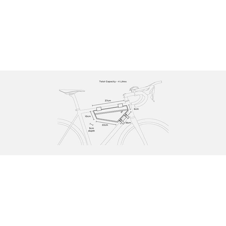 Restrap Race Frametas Zwart/Zwart