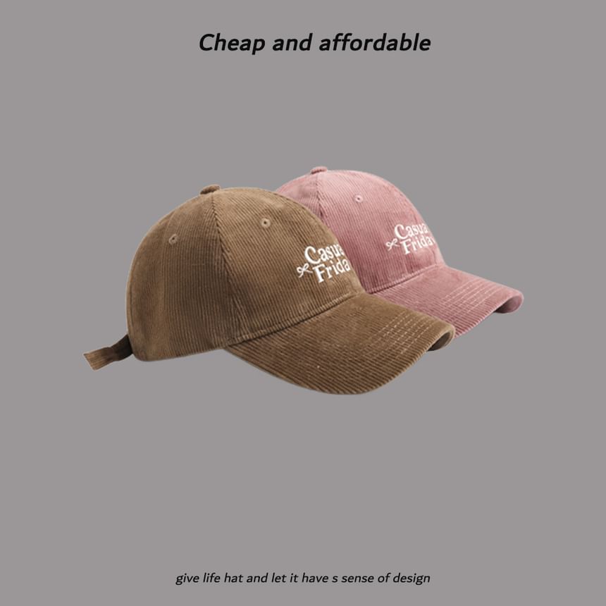 Alpha Kiss - Corduroy pet met letters