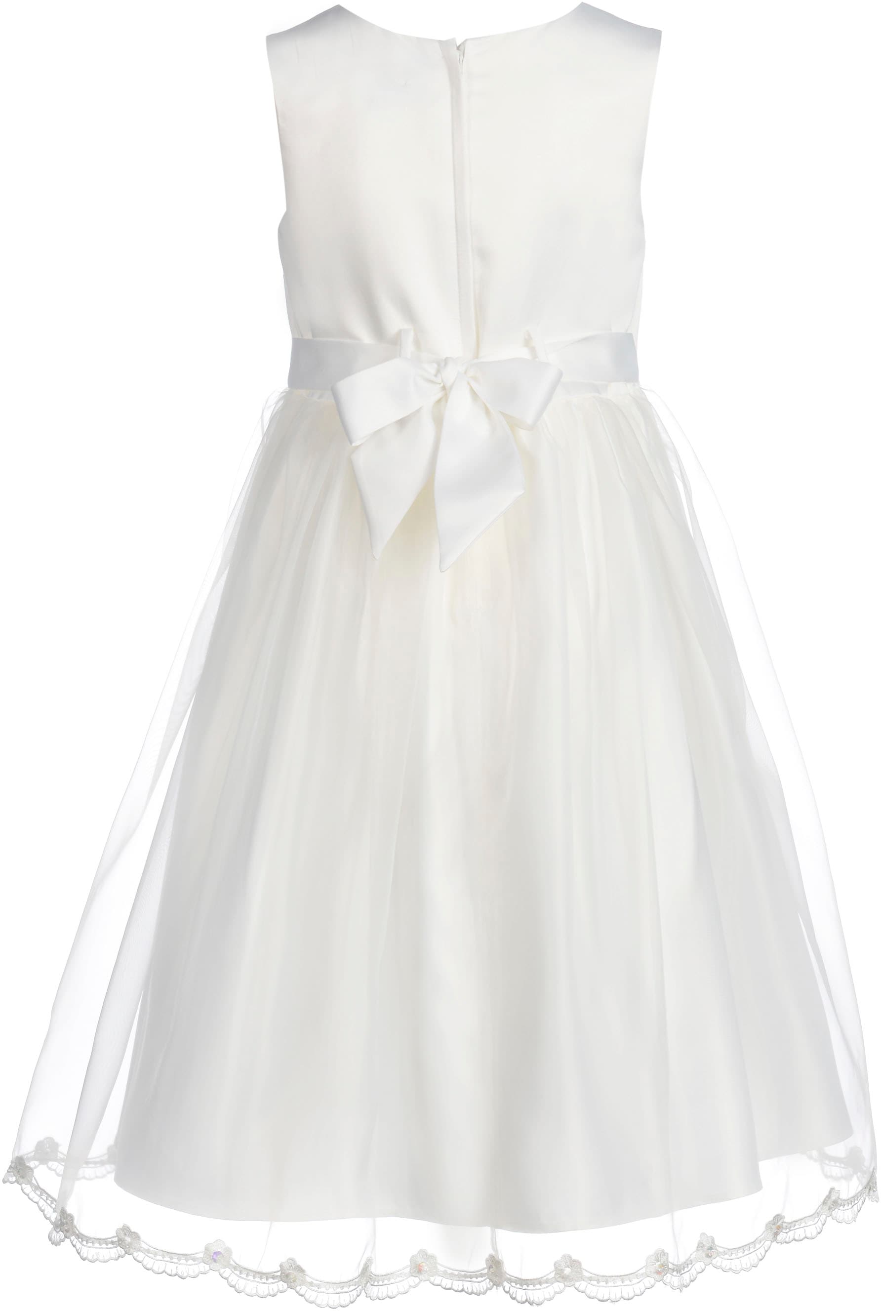 happy girls Taufkleid »dress« mit süsser Blütenapplikation vorne an der Taillennaht
