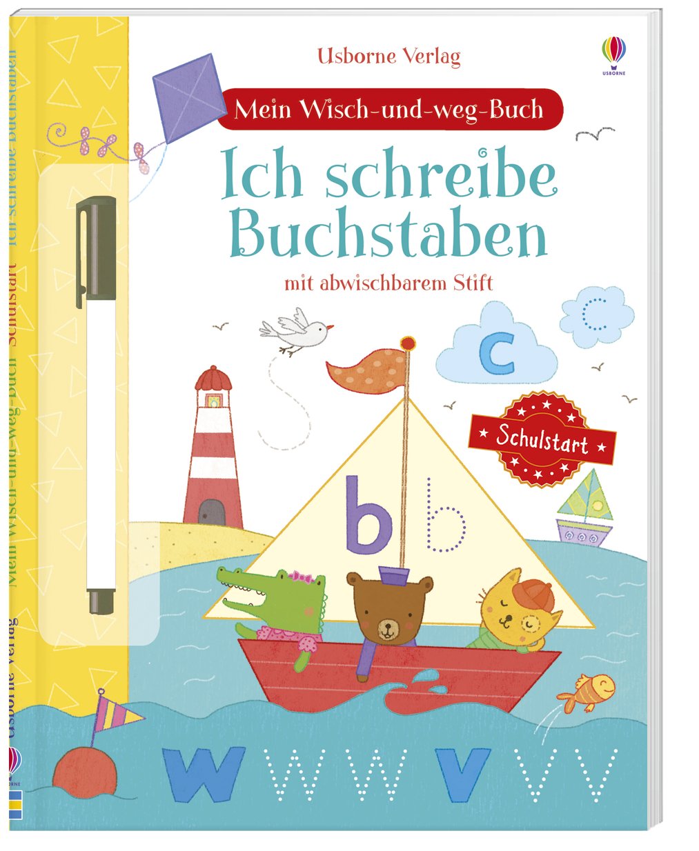 Mein Wisch-und-weg-Buch Schulstart: Ich schreibe Buchstaben