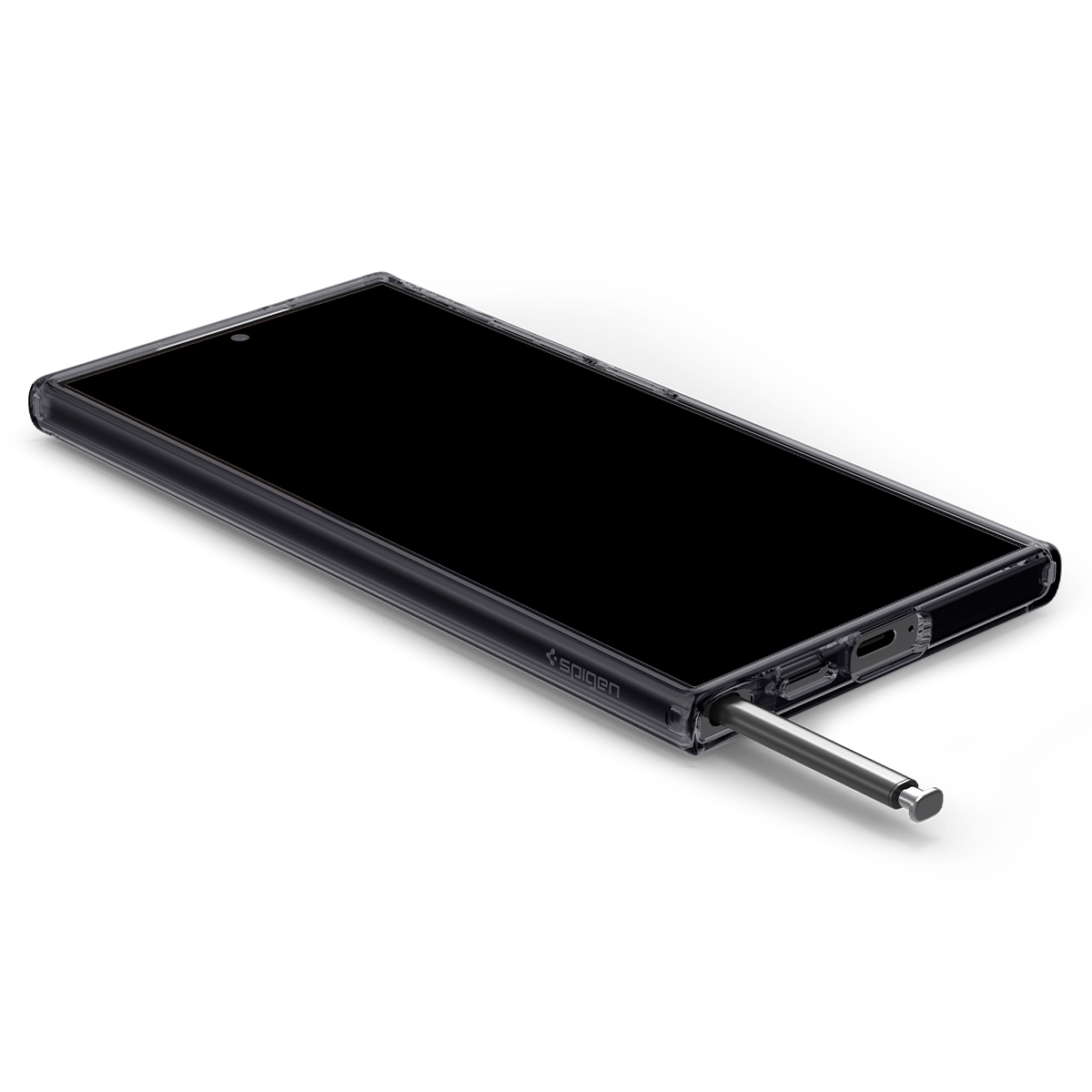 Samsung Galaxy S24 Ultra Zero One Ultra Hybrid Case Hülle (ACS07293) - Schwarz / Transparent
