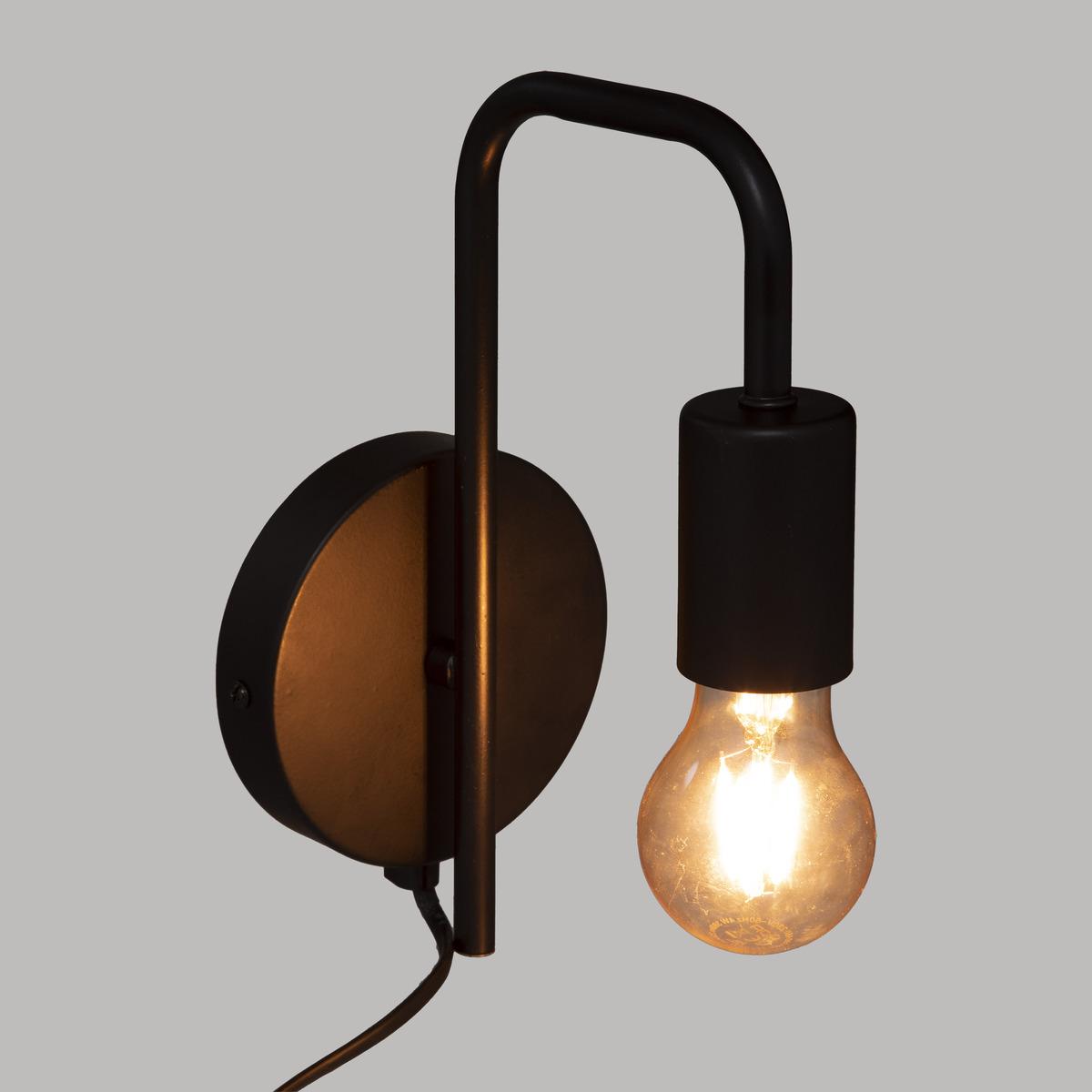 APPLIQUE METAL KELI NOIR D.12CM