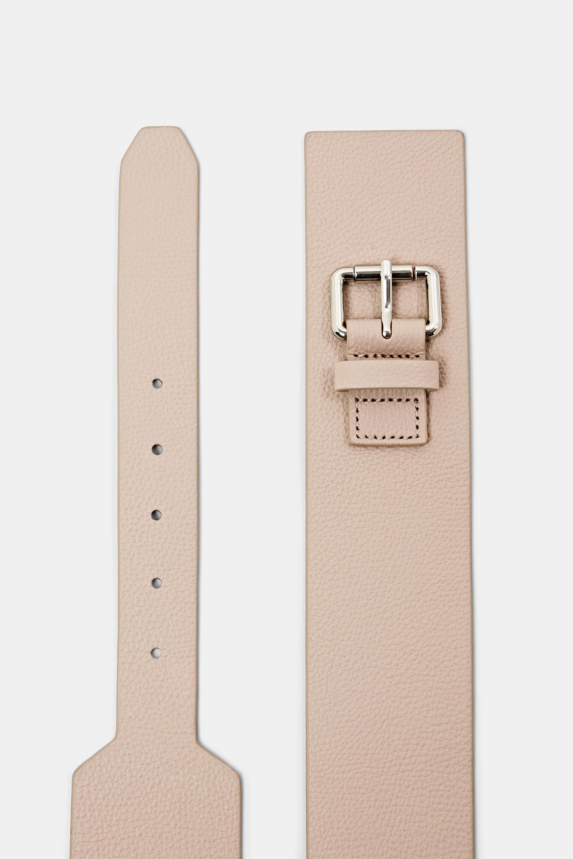Large ceinture en cuir
