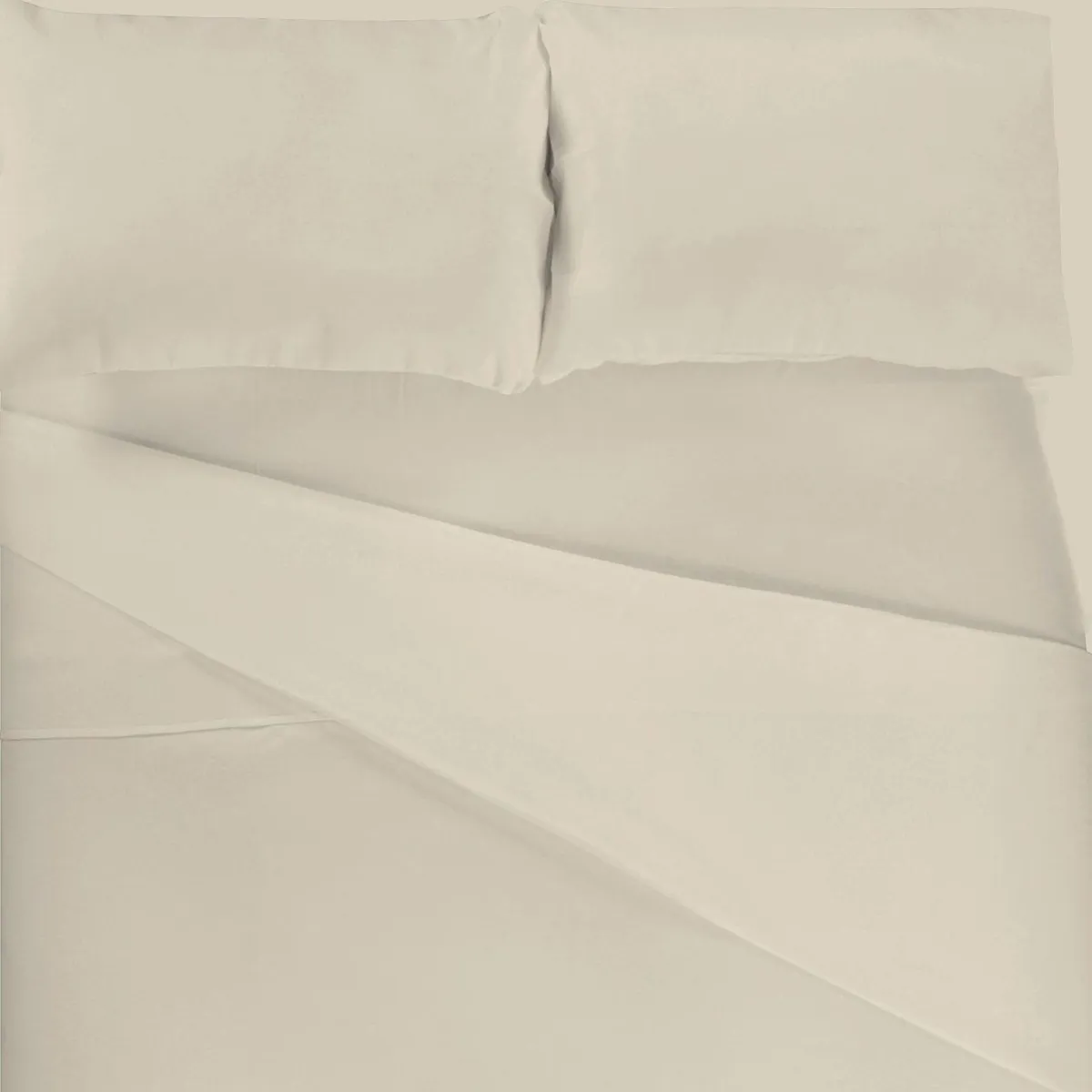 Origami Maison Ensemble Draps Flanelle Lit Simple - Avoine
