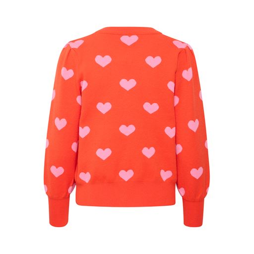 Ichi Brielle Cardigan, Orange.com, XS