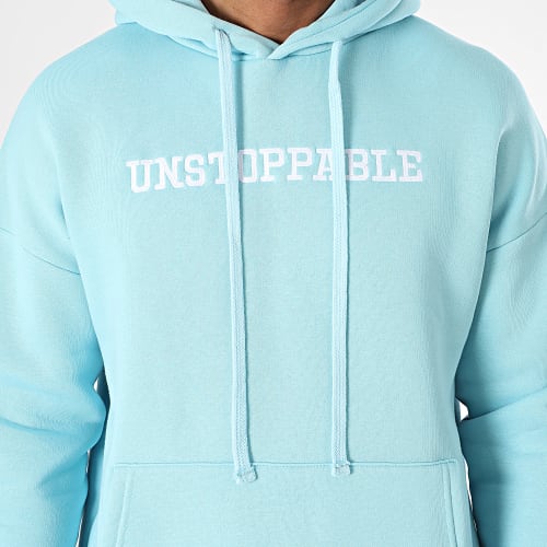 Sweat Capuche Bleu Clair