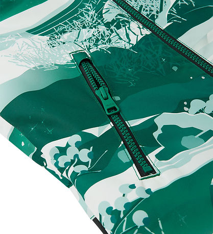 Reima Flyverdragt - Kurikka - Deeper Green m. Print