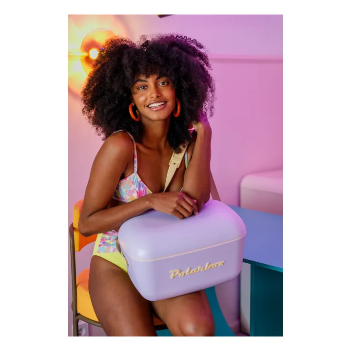 Polarbox Glacière avec anse colorée | Lilas