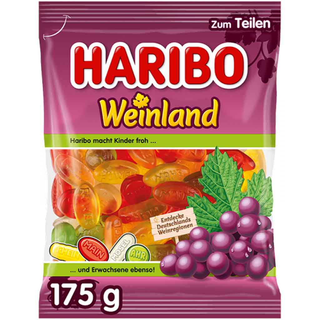 Haribo Weinland 175g MHD:30.9.25