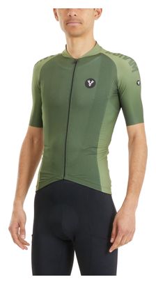 Maillot Manches Courtes LeBram Glières Vert Kaki