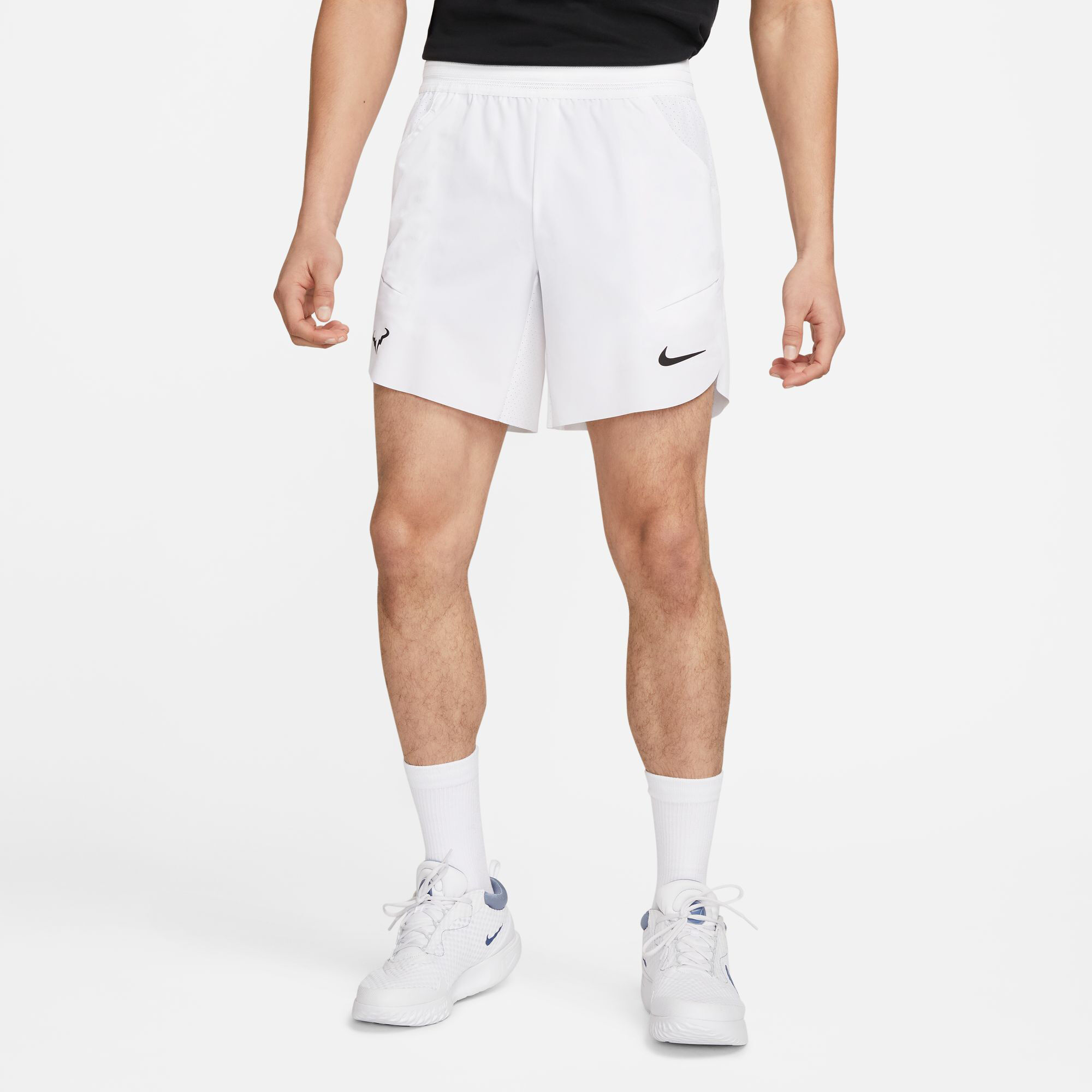 Nike Dri-Fit RAFA MNK 7in Shorts Hommes - Blanc