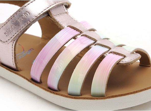 Shoo pom nu pieds enfant goa spart argent