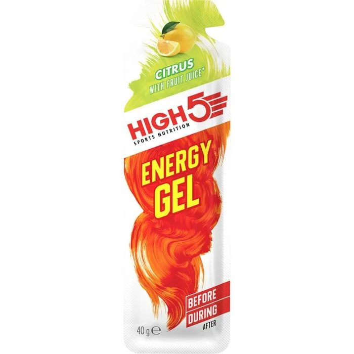 High5 Unisex Energi-gels Energy Gel 40g Citrus