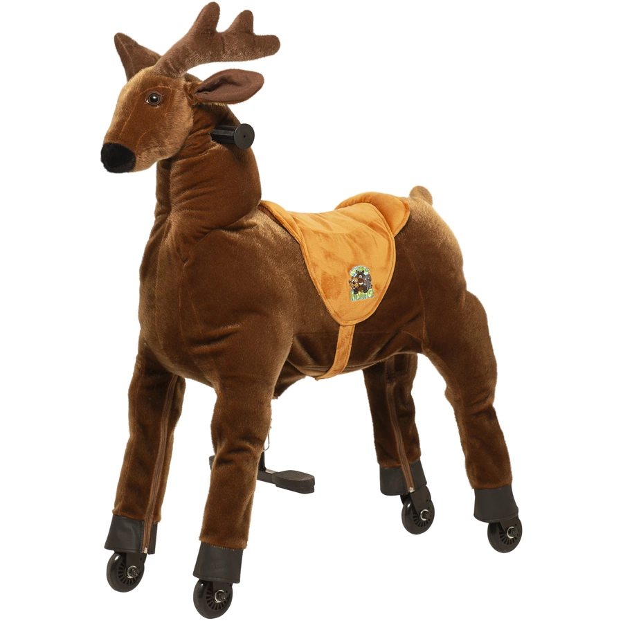 Animal Riding Reittier Elch Rudi XL Braun Braun