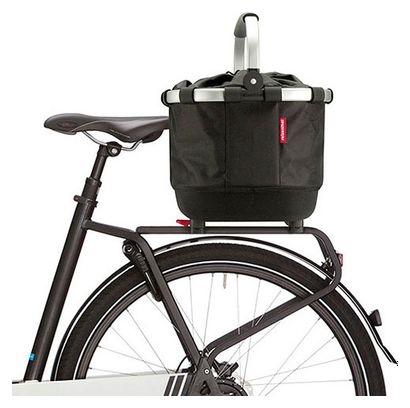 Sacoche de Porte-Bagage Klickfix Carrybag GT Racktime Fleurs Noires