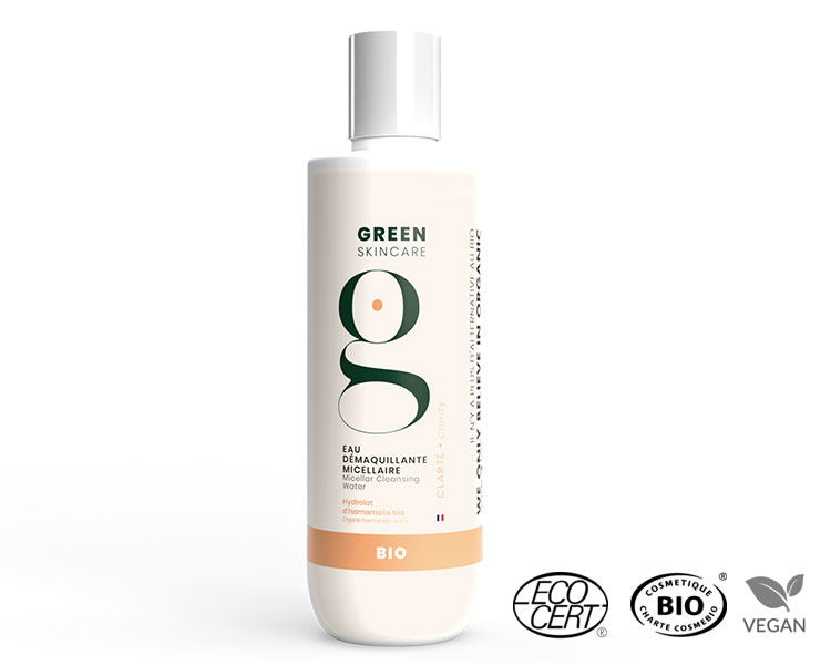 Green Skincare - Clarté Eau Démaquillante Micellaire BIO, 200ml