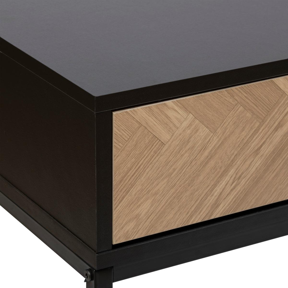 CONSOLE CHEVRONS D.110X35X75CM
