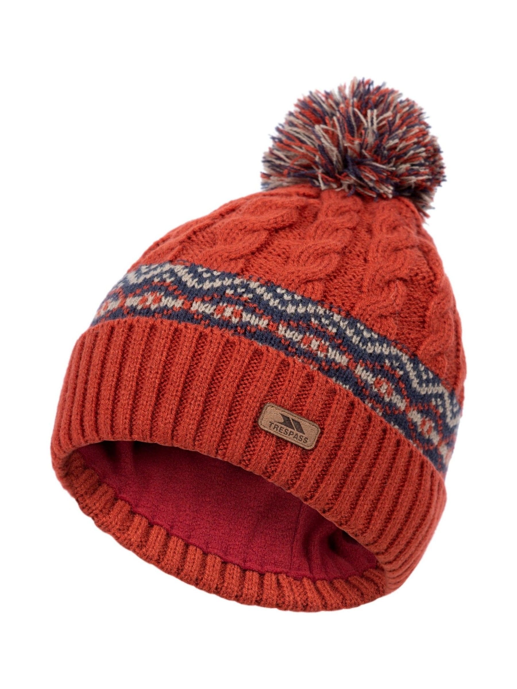 Trespass Male Red Andrews Hat