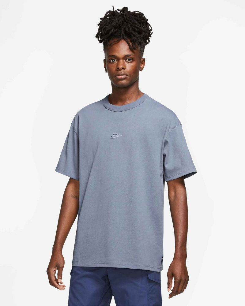 T-shirt Nike Sportswear Premium Essentials Bleu Cendré pour homme