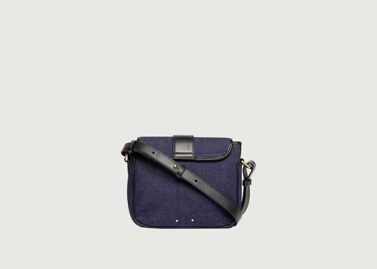 Petit sac besace en denim et cuir Frankie Vanessa Bruno