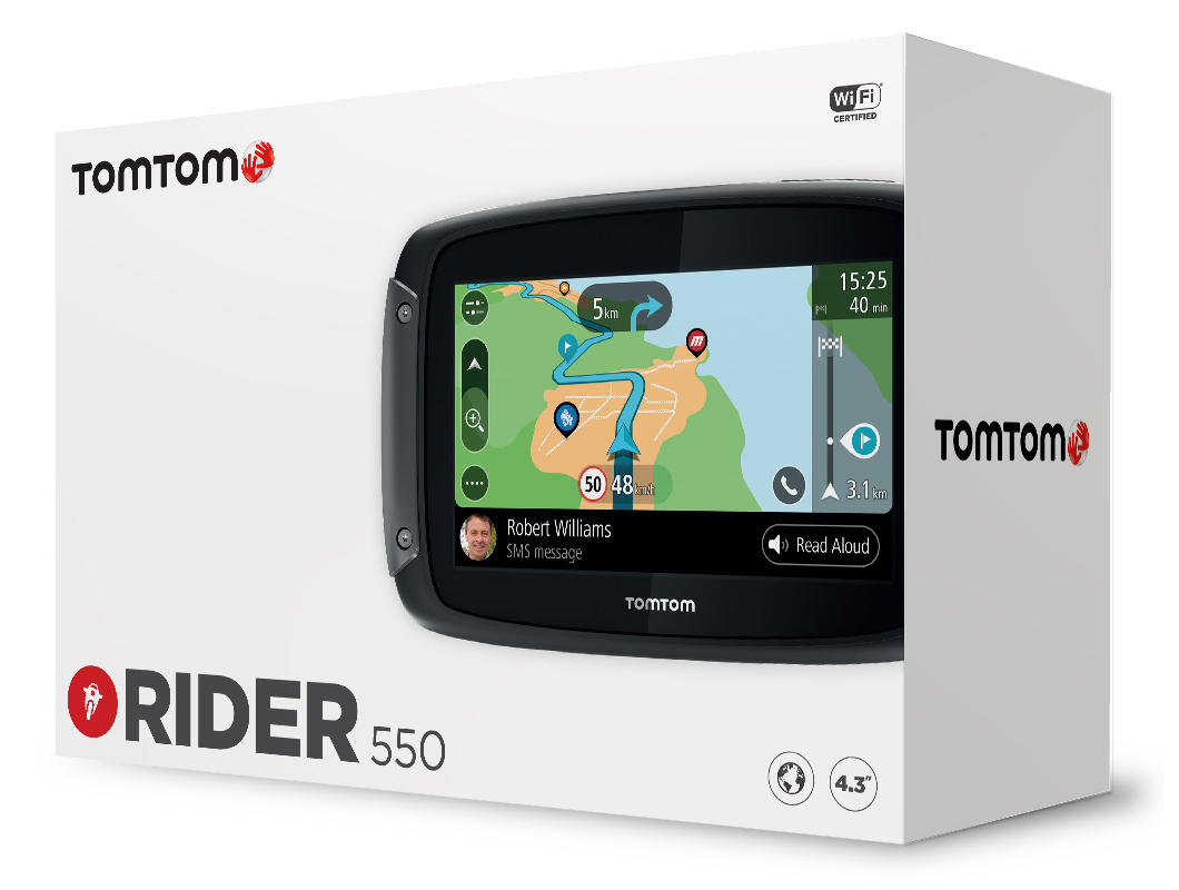 TomTom Rider 550 World Motor Navigatie
