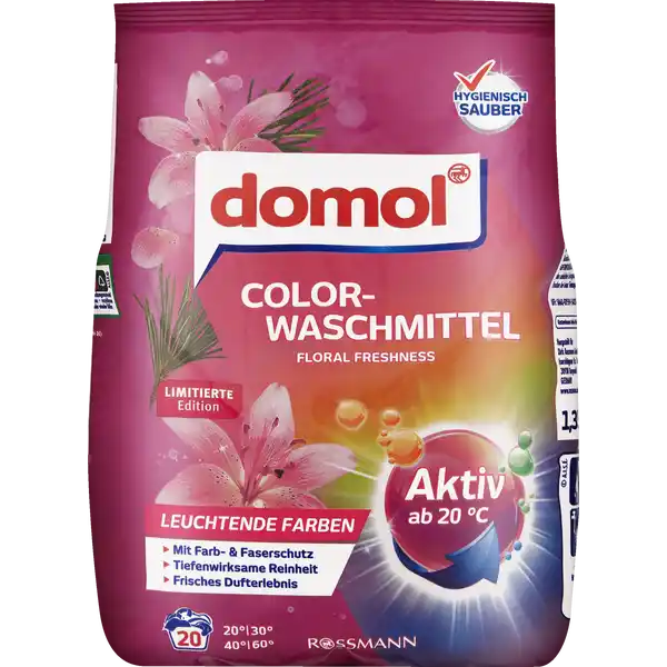 Colorwaschmittel Pulver Floral Freshness 20 WL