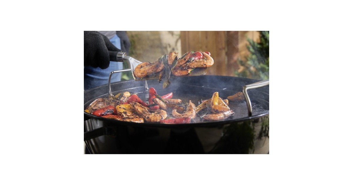 WeberFull-Size Plancha - Voor houtskoolbarbecues 57 cm grillplaat  (Zwart)