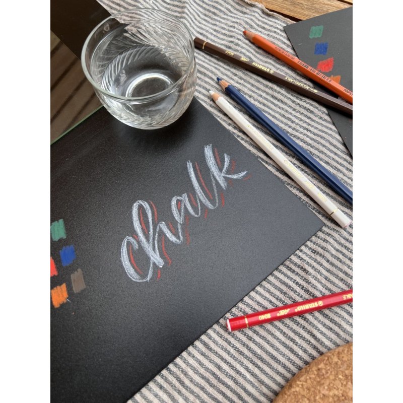 Crayon couleur stabilo all mine grasse adapte toutes surfaces aquarellable finition tete trempee coloris bleu