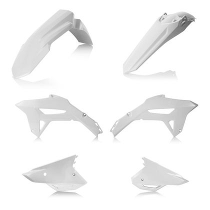Kit plastiques Acerbis couleur blanc