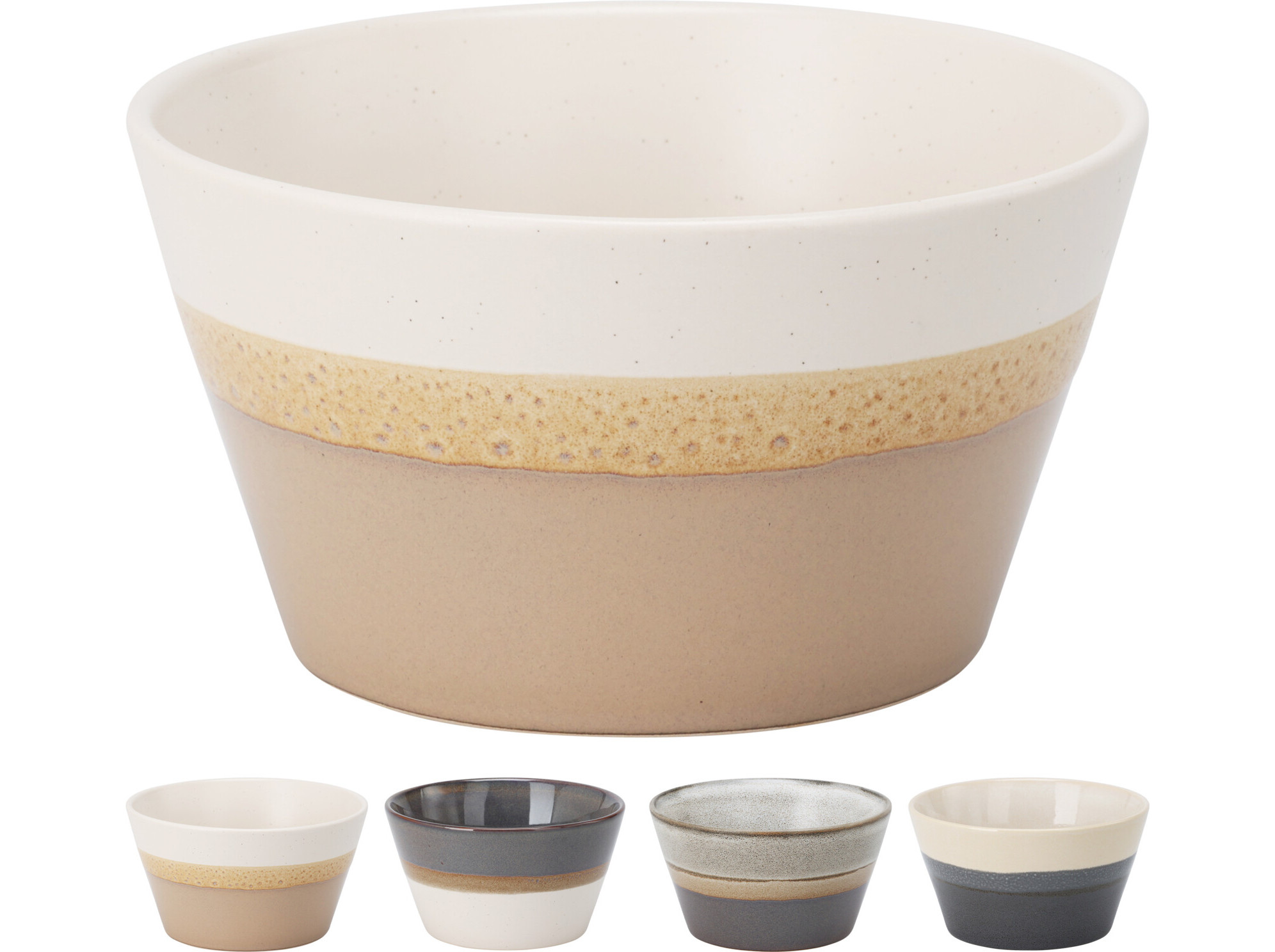 TIGELA GRÊS 14X7.6CM CORES SORTIDAS