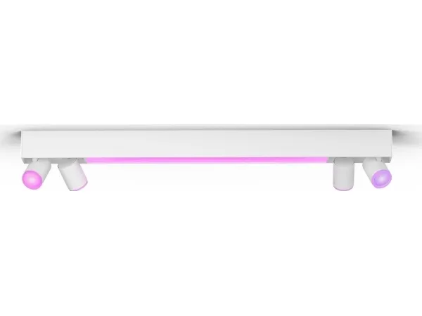 Philips Hue White and Color Ambiance Centris - Loftsspotlys og lysbarresæt - LED - GU10 - total: 40 W - klasse G - 2000-6500 K - hvid