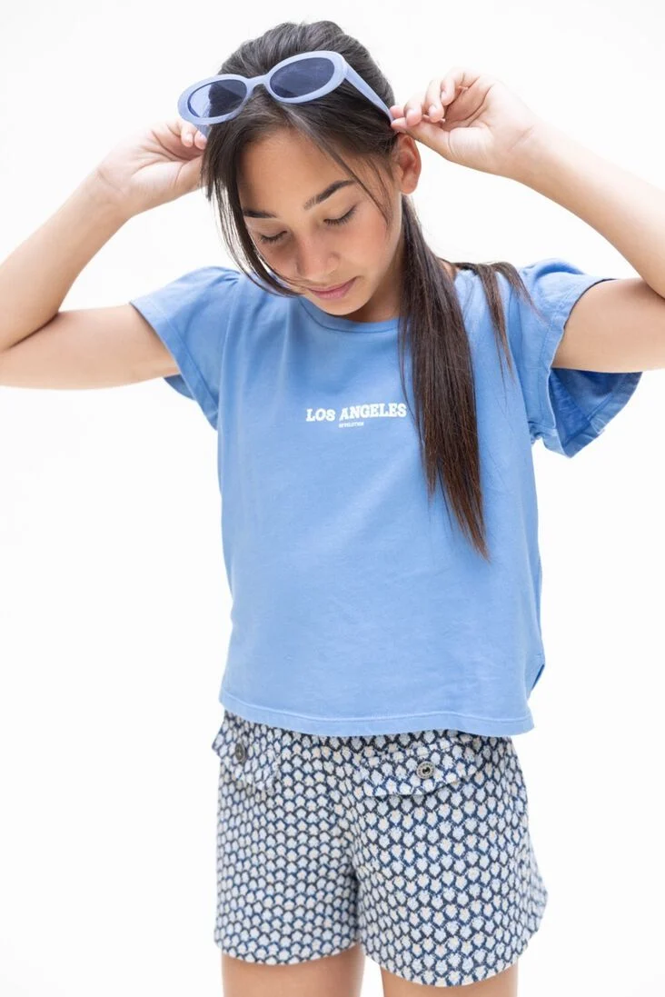 LOOXS 10sixteen blauwe looxs 10sixteen shorts 2412-5661